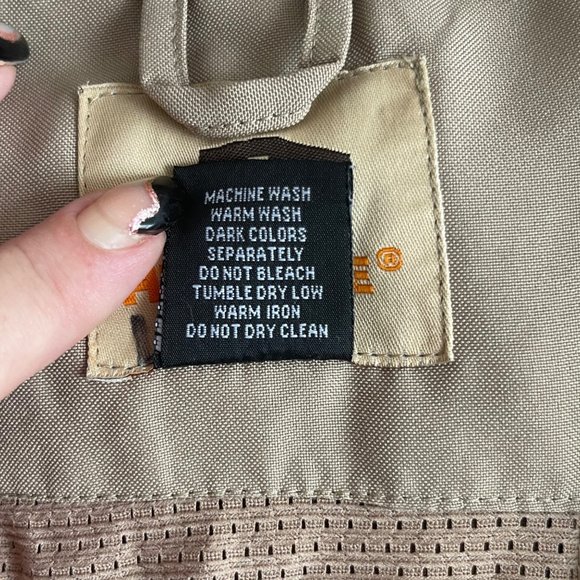 Humvee Vintage Safari Utility Vest, Lg Fishing Hunting Khaki Zipped Pockets EUC - Picture 6 of 6